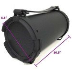 Wholesale Outdoor Drum Style Portable Wireless Bluetooth Speaker S22B (Black)